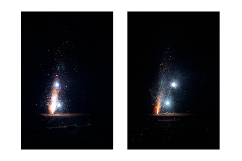 Fireworks Diptych