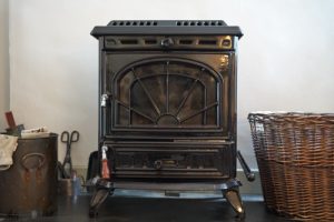 Peat burning stove Landmark Trust County Antrim Northern Ireland