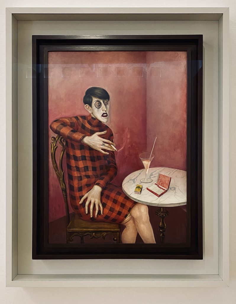 Otto Dix 1926 Portrait of the Journalist Sylvia von Harden at Pompidou Centre Paris